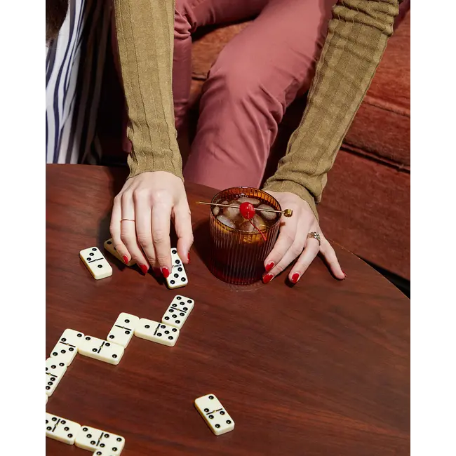 Scout Lowball Glass - Amber (Set of 2)