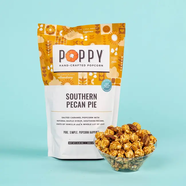 Poppy Handcrafted Popcorn Poppy Popcorn - Southern Pecan Pie