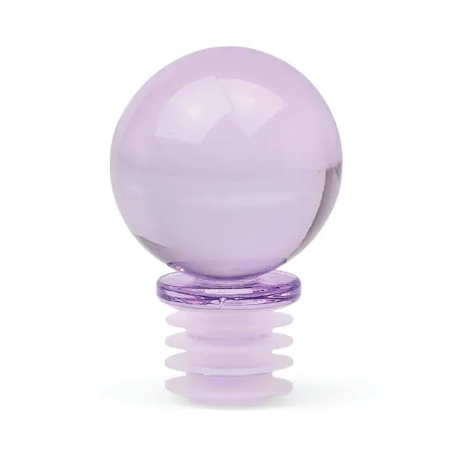 Moony Glass Bottle Stopper - Lilac