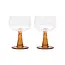 Romy Wine Glass - Amber (Set of 2)