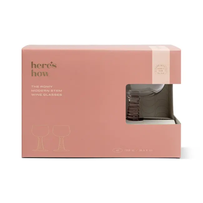 Romy Wine Glass - Blush (Set of 2)