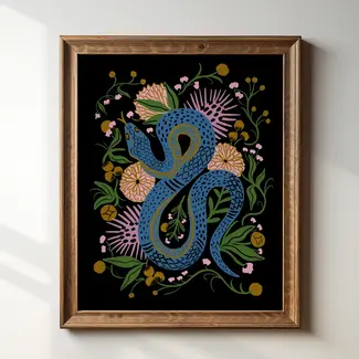 Tara Reed Charmed Snake Art Print 8x10
