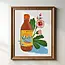 Tara Reed Valentina Hot Sauce Art Print 8x10