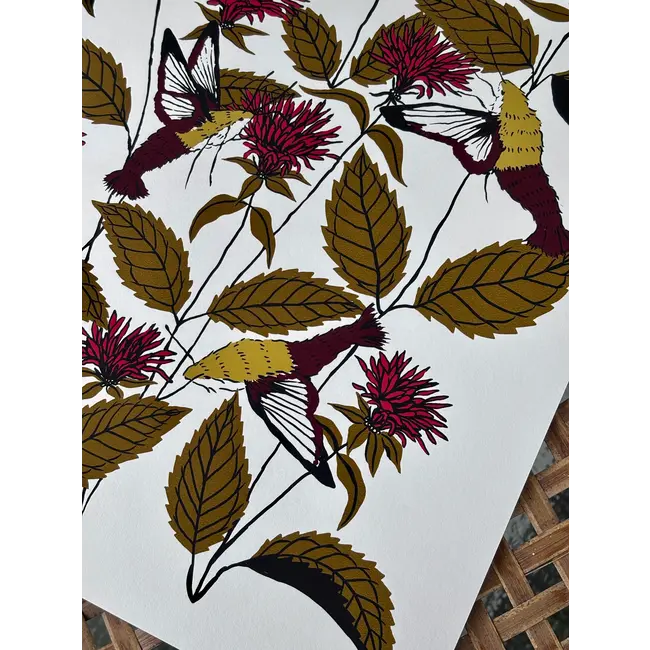 Needlebone Bee Balm Print 11x14