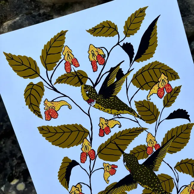 Needlebone Jewelweed Print 11x14