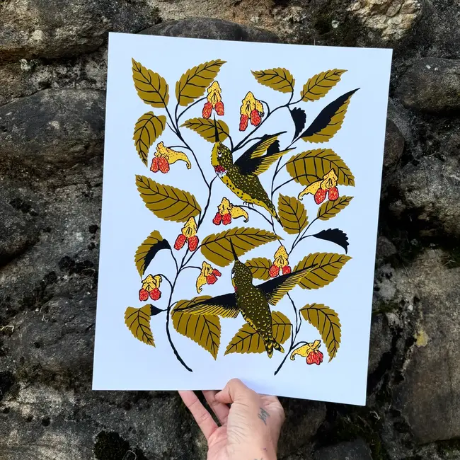 Needlebone Jewelweed Print 11x14