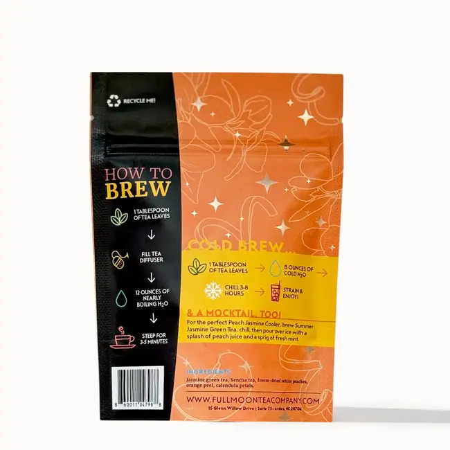 Full Moon Tea Company Summer Jasmine Loose Leaf Tea