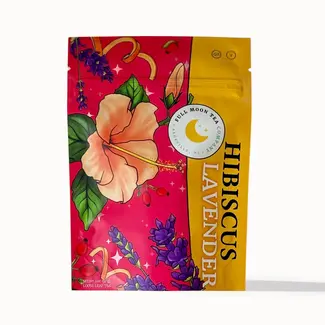 Full Moon Tea Company Hibiscus Lavender Loose Leaf Tea