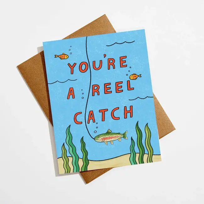 Aviate Press You're A Reel Catch Card