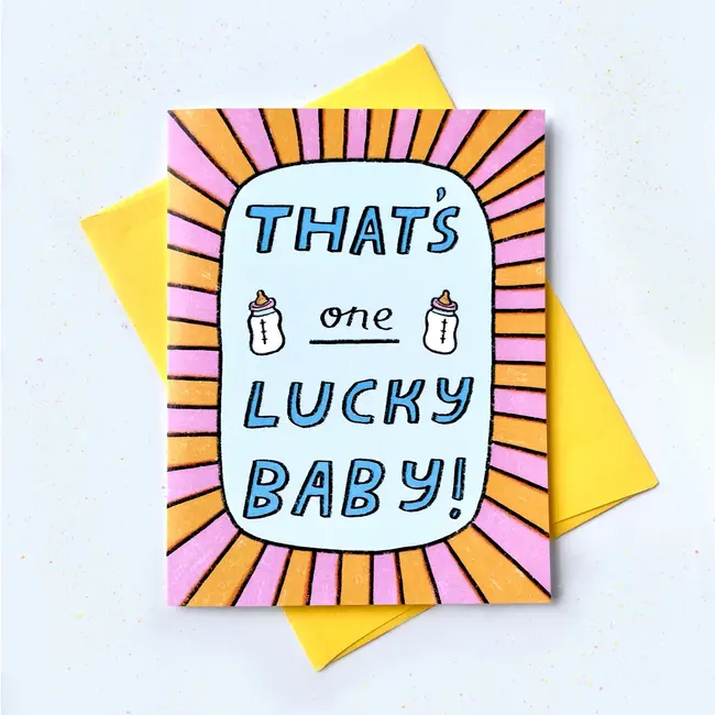 Aviate Press Lucky Baby Card