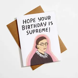 Supreme Birthday Card