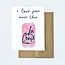 Aviate Press I Love You More Than La Croix Card