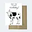 Holy Cow Birthday Card
