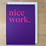 yellowDog : creative ITYSK Nice Work Card