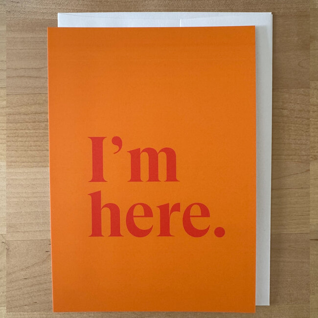 yellowDog : creative ITYSK I'm Here Card