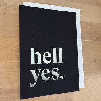 yellowDog : creative ITYSK Hell Yes Card
