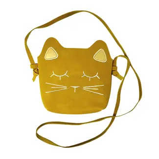 Kitty Cat Mini Purse - Yellow
