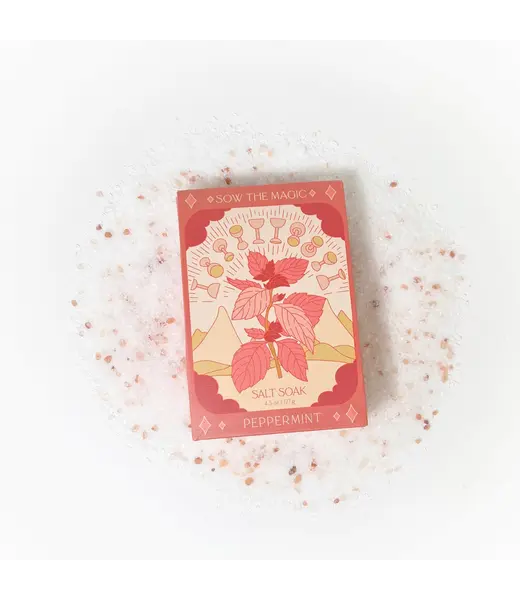 Sow the Magic Bath Salt Soak - Peppermint Tarot