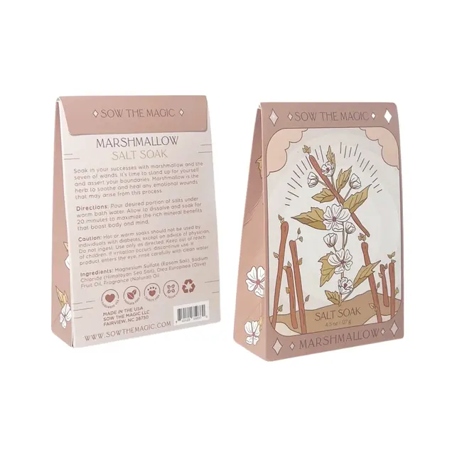 Sow the Magic Bath Salt Soak - Marshmallow Tarot