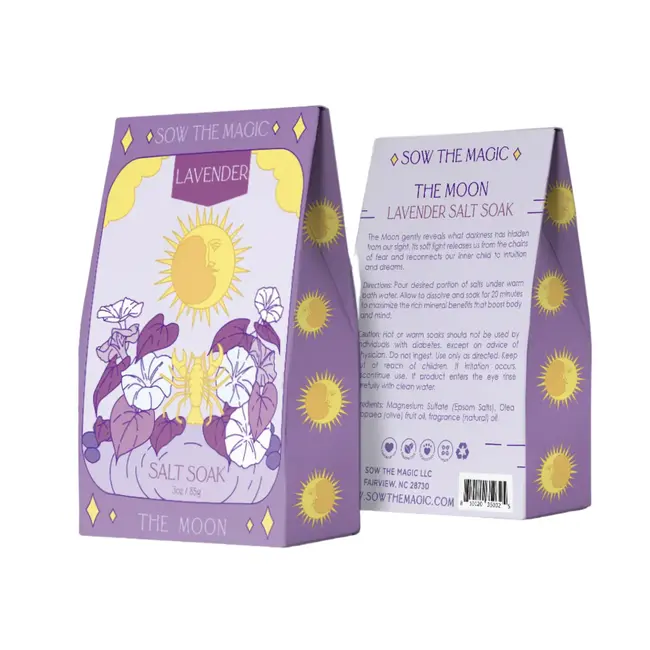 Sow the Magic Bath Salt Soak - The Moon Lavender