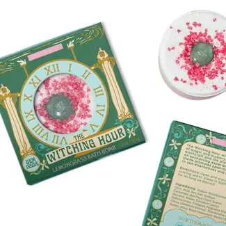 Sow the Magic Bath Bomb Witching Hour - Lemongrass with Aventurine