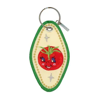 Hello Darlin Embroidered Keychain