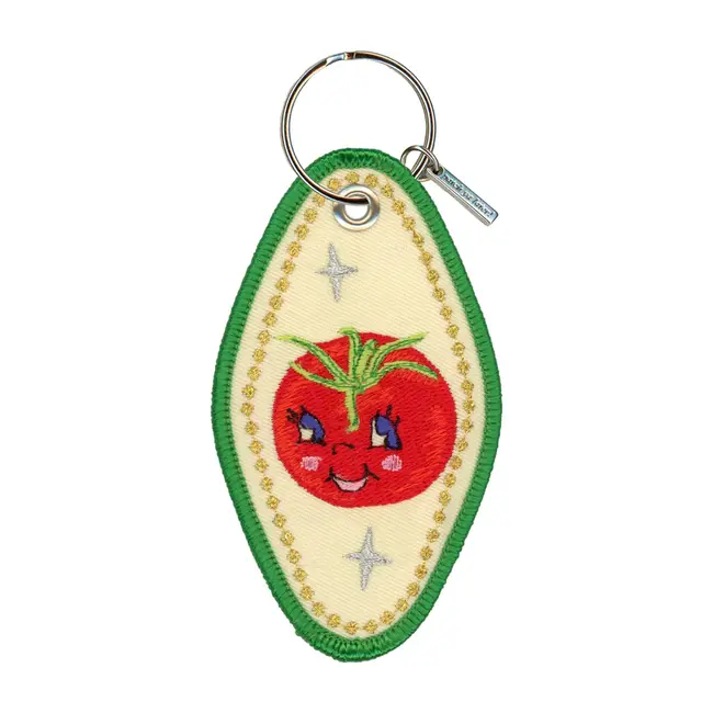 Hello Darlin Embroidered Keychain