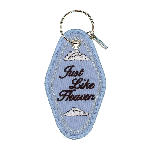 Just Like Heaven Embroidered Keychain