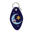 Sun & Moon Embroidered Keychain