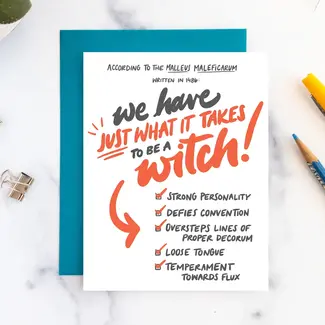 To Be a Witch Card
