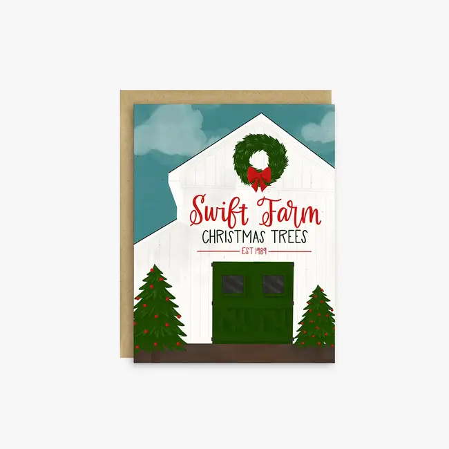 Little Lovelies Studio Swift Tree Farm Holiday Card