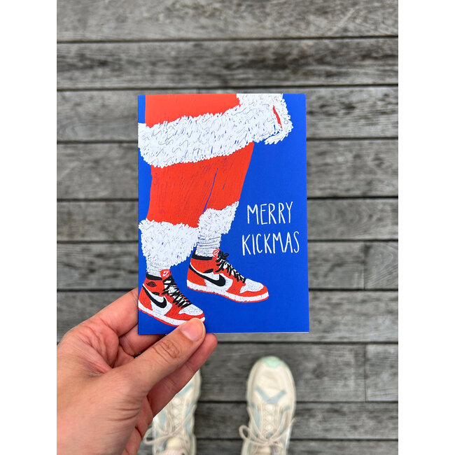 Lindsay's Paperworks Merry Kickmas Card