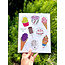 Lindsay's Paperworks Ice Creams of Raleigh Art Print 8x10