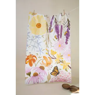 Lindy Stark Designs Carolina Wildflower Tea Towel