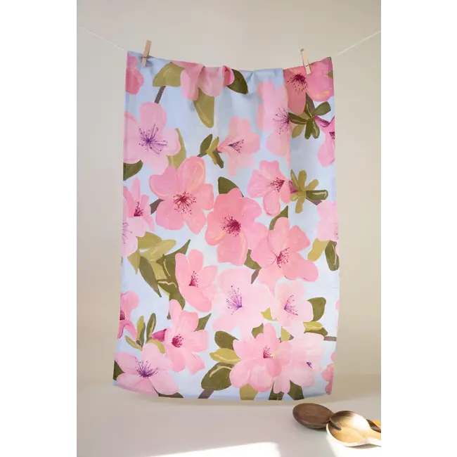 Lindy Stark Designs Azalea Tea Towel