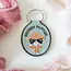 Lindy Stark Designs Meowdy Partner Embroidered Keychain