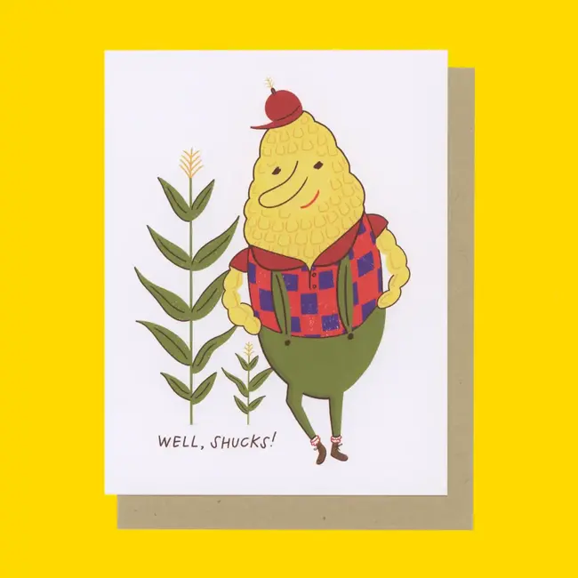 EEW Art & Cards Well Shucks! It's Corn Card