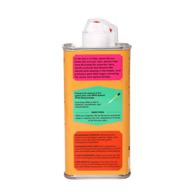 WOO Apricot Oil – The Ultimate Hydrating Oil for Skin, Hair, and Body