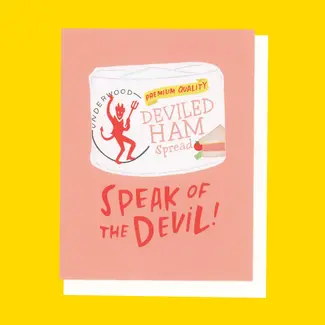 EEW Art & Cards Deviled Ham Blank Card