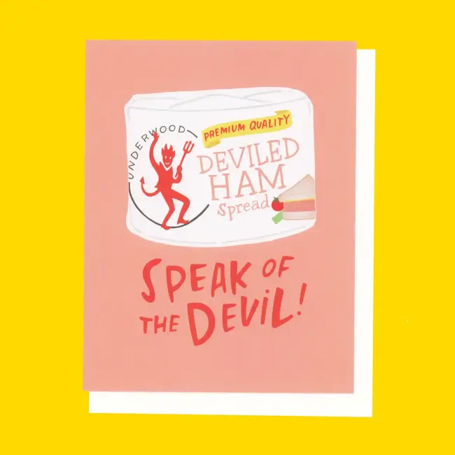 EEW Art & Cards Deviled Ham Blank Card