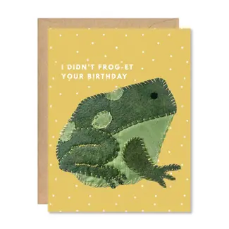 Birthday Frog Card