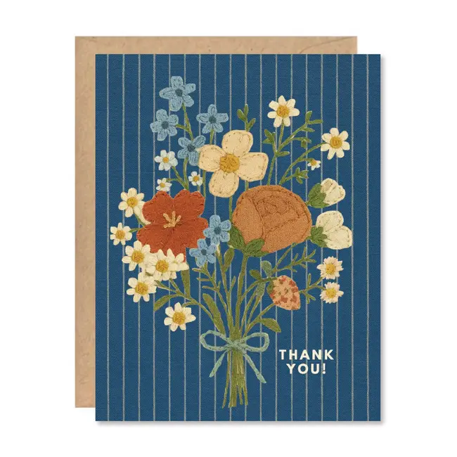 Thank You Floral Card