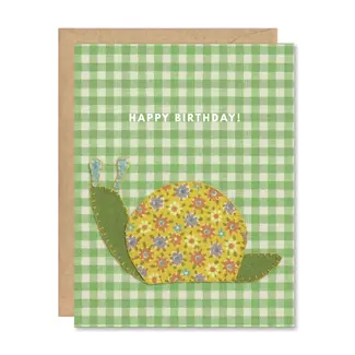 Happy Birthday Snail Card