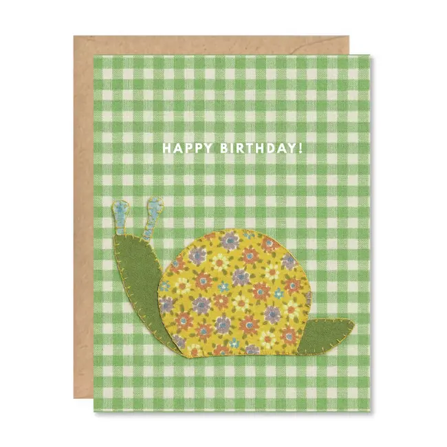 Happy Birthday Snail Card