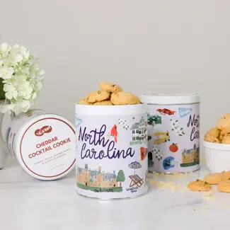 NC Gift Tin - Cheddar Cocktail Cookies