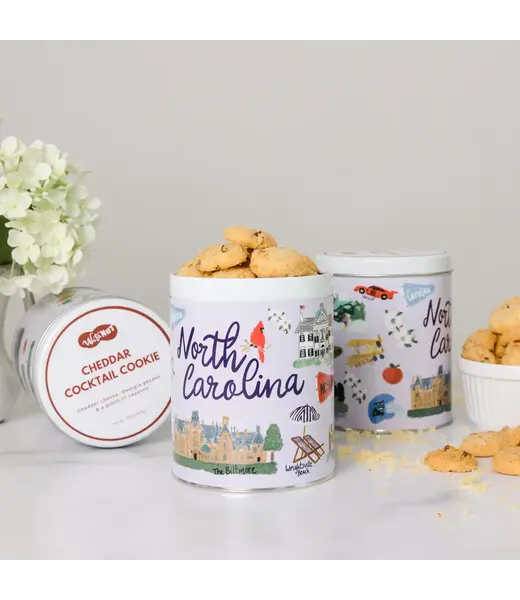 NC Gift Tin - Cheddar Cocktail Cookies