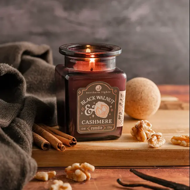 Curiosity Candle -  Black Walnut & Cashmere