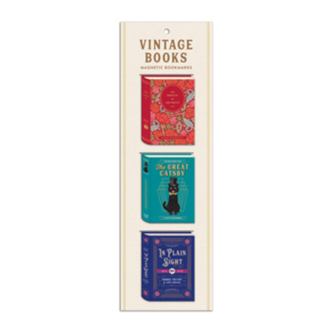 Vintage Books Magnetic Bookmark