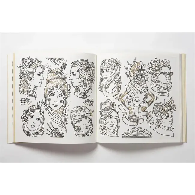 The Tattoo Flash Coloring Book