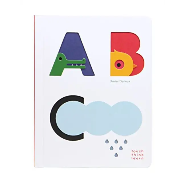 TouchThinkLearn: ABC - (Touch Think Learn) by Xavier Deneux (Board Book)